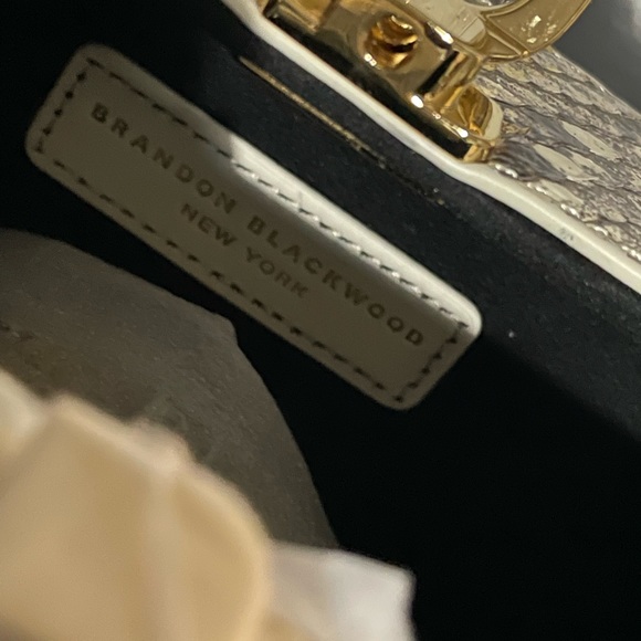 Brandon Blackwood Yellow Spotted Snakeskin Kendrick Trunk - Picture 6 of 10